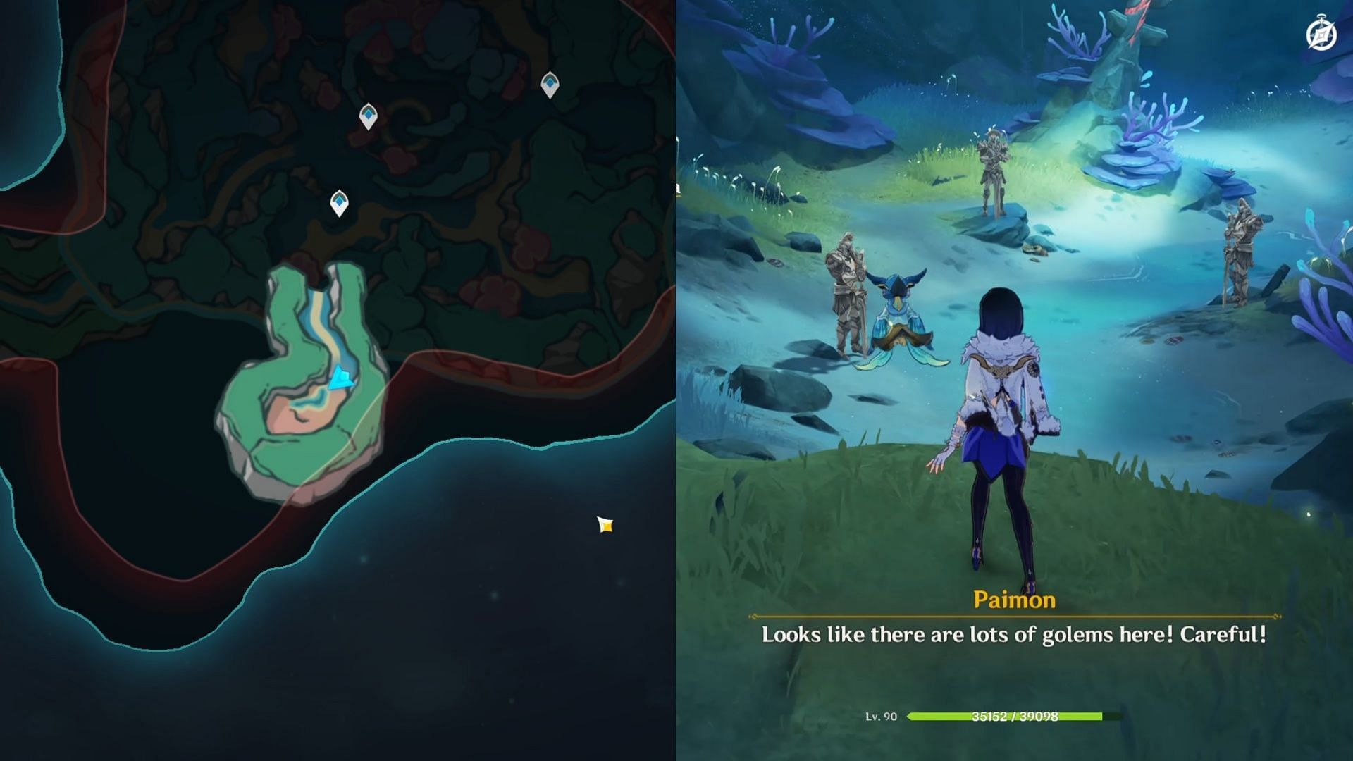 Location of the second shackle (Image via HoYoverse)